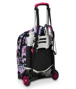 Seven-Trolley-Scuola-Jack-2-Ruote-Nero-Fucsia-Mark-On-Girl