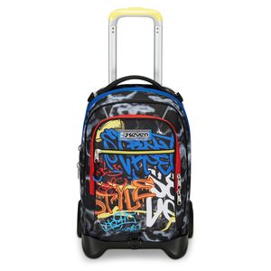 Seven 200102410-899 zaino Zaino scolastico Multicolore Poliestere