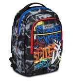 Seven-Trolley-Scuola-Jack-2-Ruote-Nero-Giallo-Mark-On-Boy