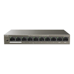 Tenda TEF1110P-8-63W switch di rete Non gestito Fast Ethernet (10/100) Supporto Power over Ethernet (PoE) Nero