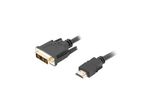 Cavo-HDMI-a-DVI-Lanberg-Maschio-Maschio-Nero