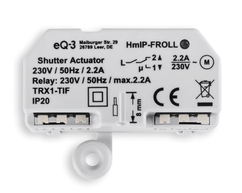 Homematic-IP-Domotica-Attuatore-Avvolgibili-aa-Incasso