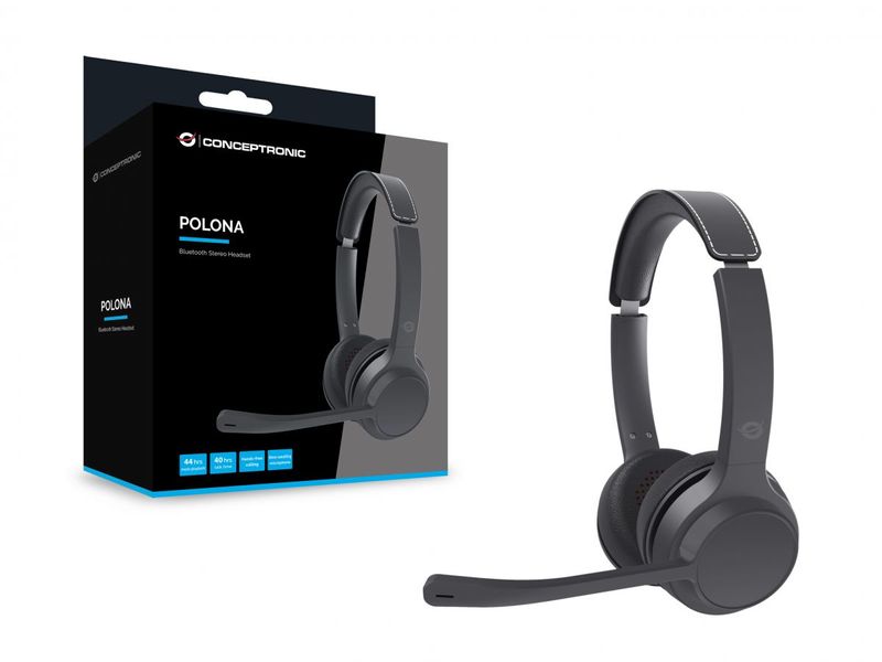 Conceptronic-POLONA04B-cuffia-e-auricolare-Con-cavo-e-senza-cavo-A-Padiglione-Musica-e-Chiamate-USB-tipo-C-Bluetooth-Nero