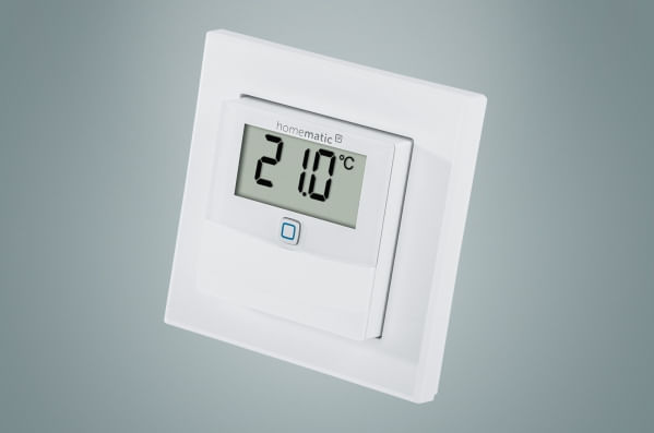 Homematic-IP-Domotica-Sensore-di-Temperatura-e-Umidita--con-Display-Interno