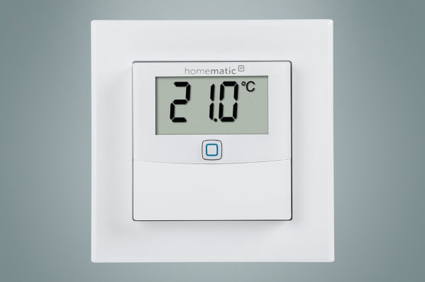 Homematic-IP-Domotica-Sensore-di-Temperatura-e-Umidita--con-Display-Interno