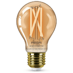 Philips LED Lampadina Smart Filament Ambrata Dimmerabile Luce Bianca da Calda a Fredda Attacco E27 50W Goccia