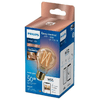 Philips-LED-Lampadina-Smart-Filament-Ambrata-Dimmerabile-Luce-Bianca-da-Calda-a-Fredda-Attacco-E27-50W-Goccia