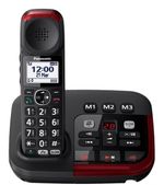 Panasonic-KX-TGM420-Telefono-Cordless-Digitale-con-Segreteria-Telefonica-Rosso-e-Nero