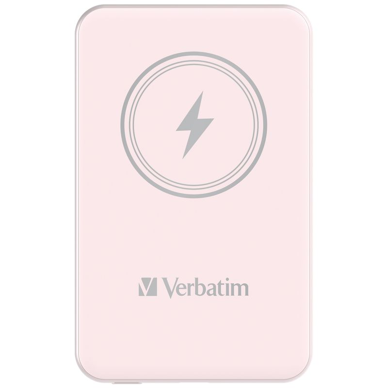 Verbatim-Charge--n--Go-Polimeri-di-Litio-5000-Mah-Carica-Wireless-Rosa