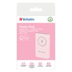 Verbatim-Charge--n--Go-Polimeri-di-Litio-5000-Mah-Carica-Wireless-Rosa