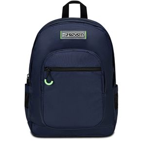 Seven Zaino Scuola Freethink Blu Unisex Zaino Doppio Scomparto con Supporto Usb