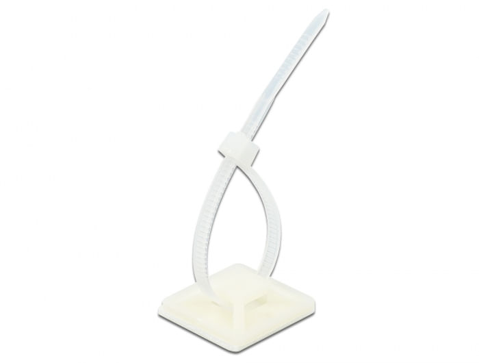 Delock-base-di-montaggio-25-x-25-mm-con-fascetta-L-150-x-P-36-mm-bianco