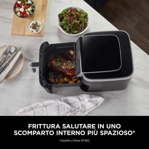 Ninja-AF180EU-Friggitrice-ad-Aria-MAX-6.2L-Digitale-5-in-1-Antiaderente-Cottura-Senza-Olio-per-Arrostire-Cuocere-al-Forno-Formato-Famiglia-Cestello-e-Piastra-Lavabili-in-Lavastoviglie-Grigio