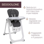 Chicco-Seggiolone-Polly-Magic-Relax-Grey-Melange