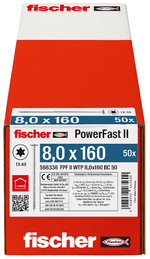 Fischer-PowerFast-II-8.0x160-TK-TX-TG-Blvz-50