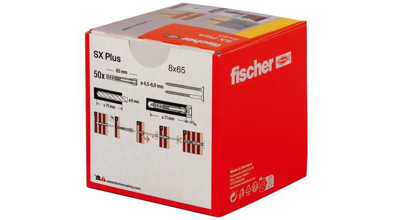 Fischer-Tasselli-SX-8x65-50-Pezzi