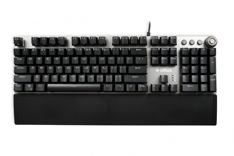 Tastiera-Ibox-AURORA-K-4-Nero-Nero-Argentato-QWERTY