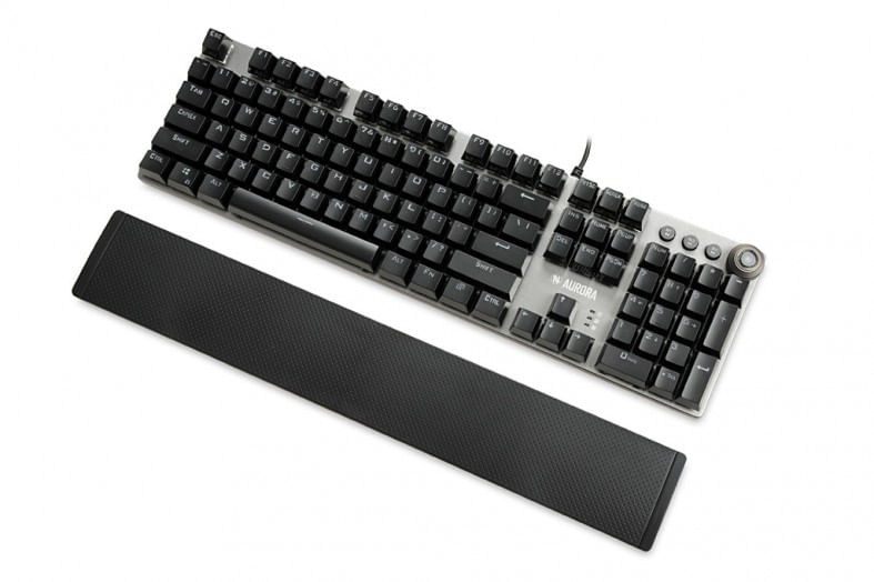 Tastiera-Ibox-AURORA-K-4-Nero-Nero-Argentato-QWERTY