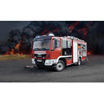 Revell Modellbausatz LKW 1:24 - Feuerwehr MAN TGM / Schlingmann HLF 20 VARUS 4x4 im Maßstab 1:24, Level 4