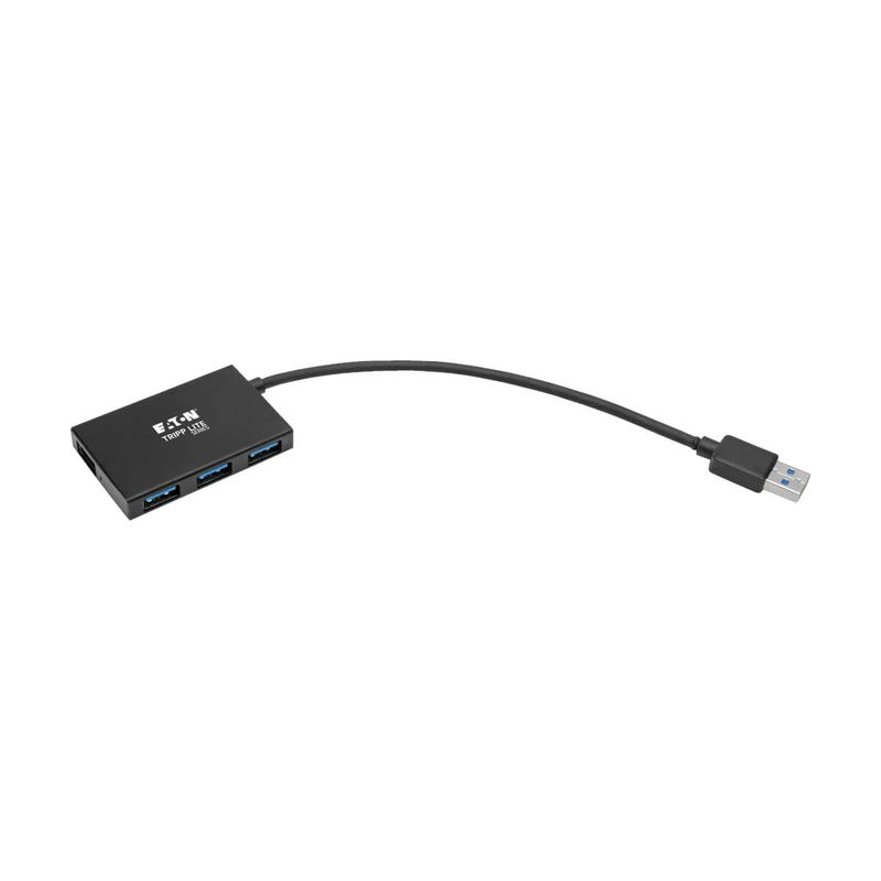 Tripp-Lite-U360-004-4A-AL-hub-di-interfaccia-USB-3.2-Gen-1--3.1-Gen-1--Type-A-5000-Mbit-s-Nero