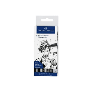 Faber Castell Faber-Castell 167124 penna calligrafica Nero 6 pz