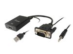 Equip-119038-cavo-e-adattatore-video-02-m-VGA--D-Sub----3.5mm-DVI-D---USB-Nero