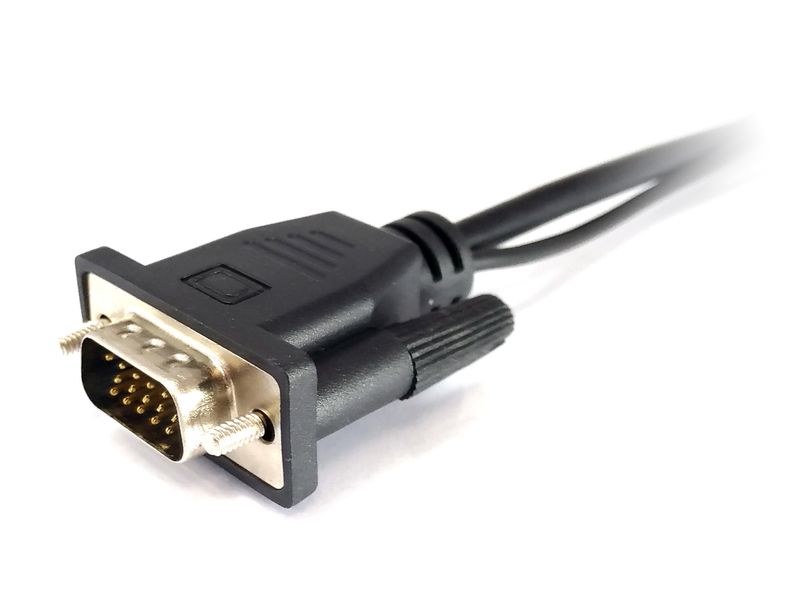 Equip-119038-cavo-e-adattatore-video-02-m-VGA--D-Sub----3.5mm-DVI-D---USB-Nero