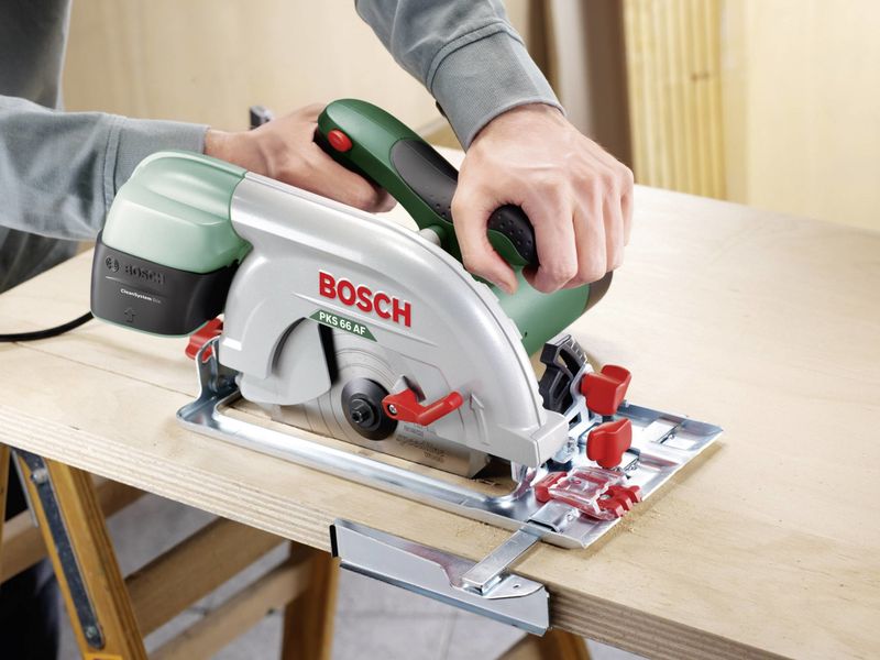 Bosch-PKS-66-AF-19-cm-Verde-Rosso-Argento-5000-Giri-min-1600-W