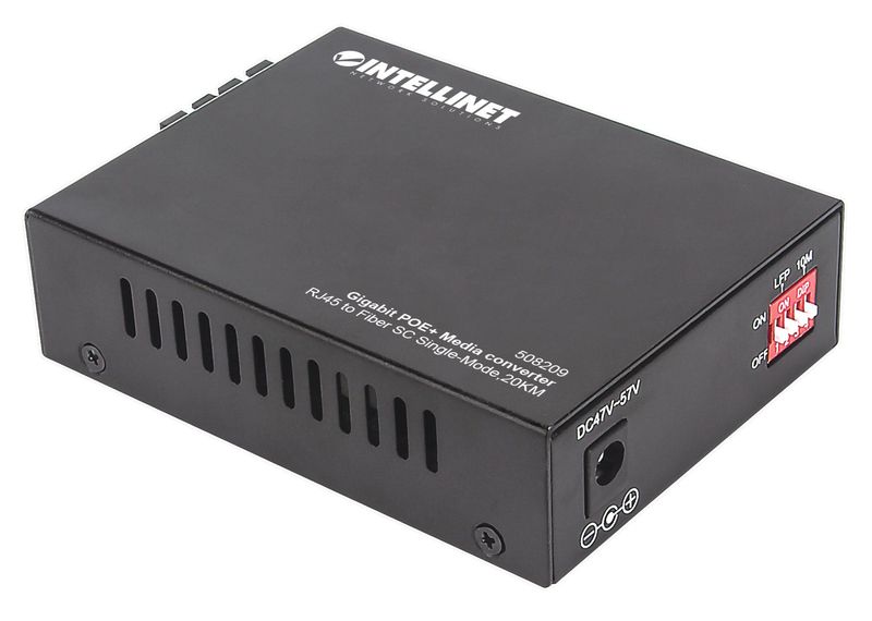 Intellinet-508209-convertitore-multimediale-di-rete-1000-Mbit-s-1310-nm-Modalit--singola-Nero