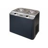 Unold-Doppio-Gelatiera-compressore-24-L-250-W-Nero-Acciaio-satinato