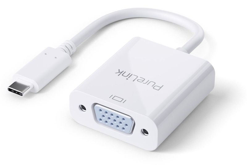 Adattatore-PureLink-da-USB-C-a-VGA---1200p---iSeries---bianco---010-m