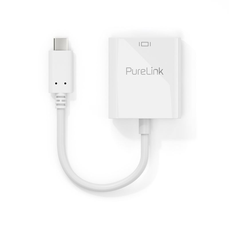 Adattatore-PureLink-da-USB-C-a-VGA---1200p---iSeries---bianco---010-m