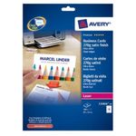 Avery Zweckform Biglietti da visita AVERY Nutzform 270 g/m satinati ultra bianchi