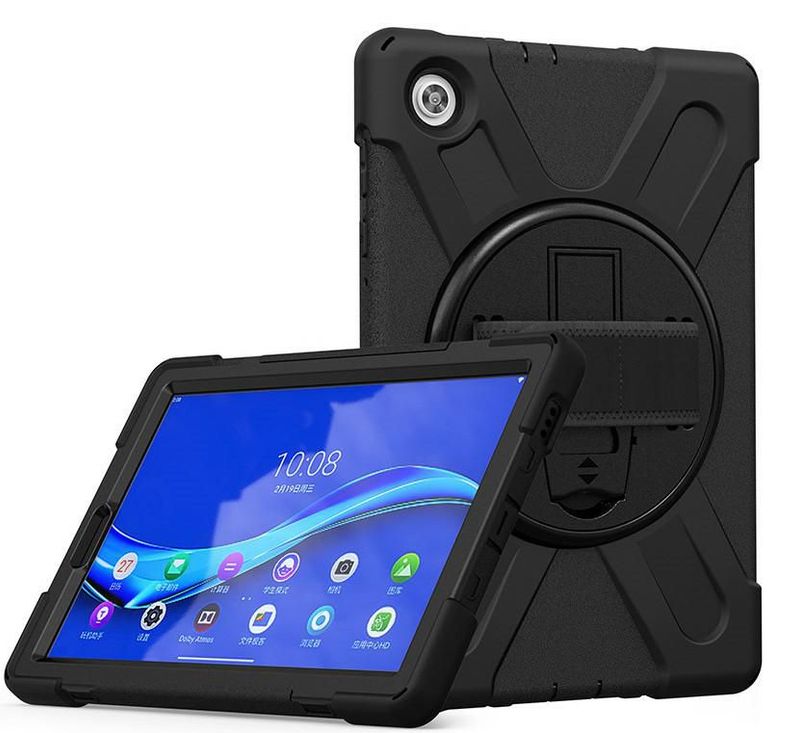 eSTUFF-ES681902-BULK-custodia-per-tablet-262-cm-10.3-Cover-Nero--AUSTIN-Defender-Case-Lenovo---TAB-M10-FHD-Plus---TB-X60