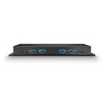 Lindy-43275-hub-di-interfaccia-USB-3.2-Gen-2--3.1-Gen-2--Type-A-10000-Mbit-s-Nero