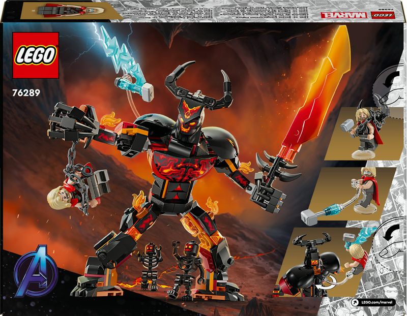 LEGO-Thor-vs.-personaggio-costruibile-di-Surtur