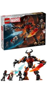 LEGO-Thor-vs.-personaggio-costruibile-di-Surtur