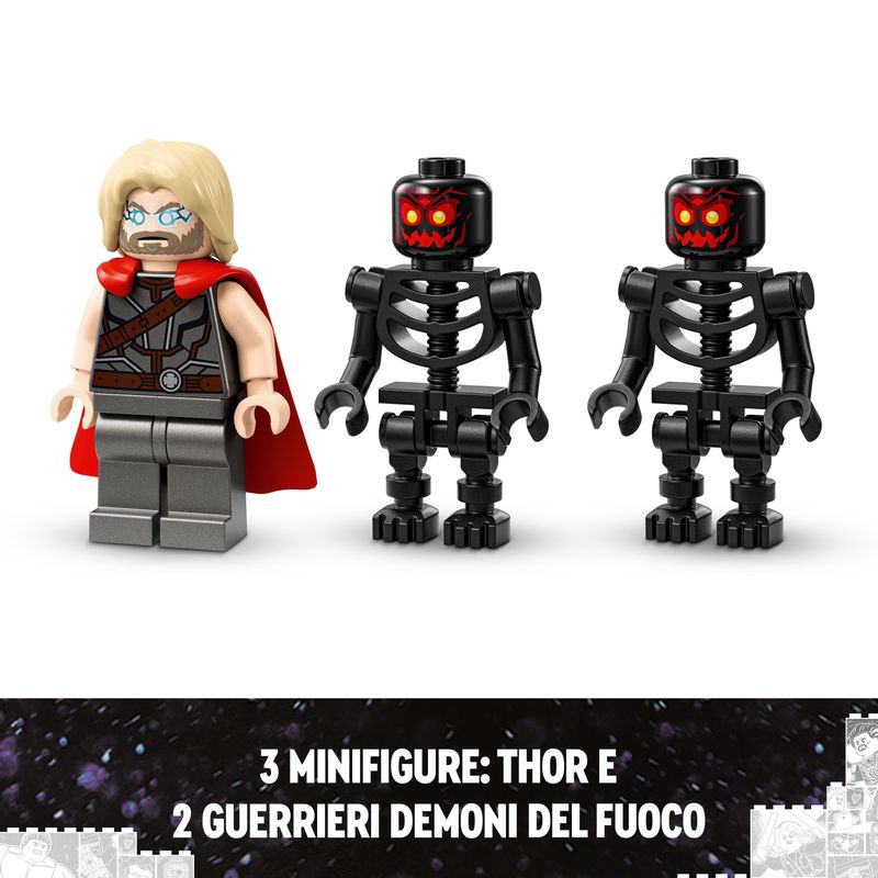 LEGO-Thor-vs.-personaggio-costruibile-di-Surtur