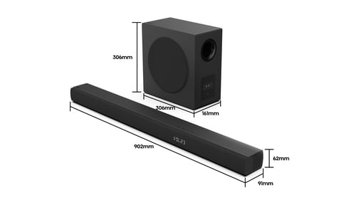 Hisense-HS3100-altoparlante-soundbar-Nero-3.1-canali-480-W