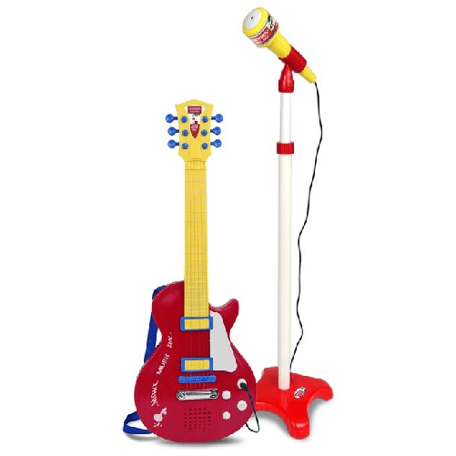 Bontempi-Rock-Guitar-with-stand-microphone