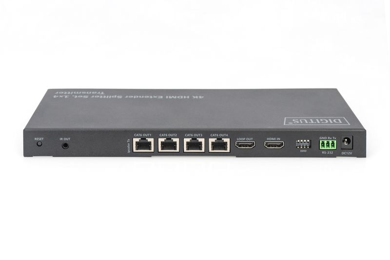 DIGITUS-Set-extender-splitter-4K-HDMI-1x4