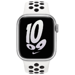 Apple-MPGK3ZM-A-accessorio-indossabile-intelligente-Band-Nero-Bianco-Fluoroelastomero