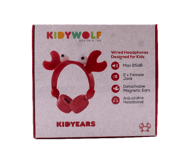 Kidywolf-Cuffie-con-Cavo-Granchio-Rimovibili