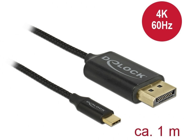 Delock-Cavo-USB-da-tipo-C-a-DisplayPort--DP-Alt-Mode--4K-60-Hz-1-m-coassiale