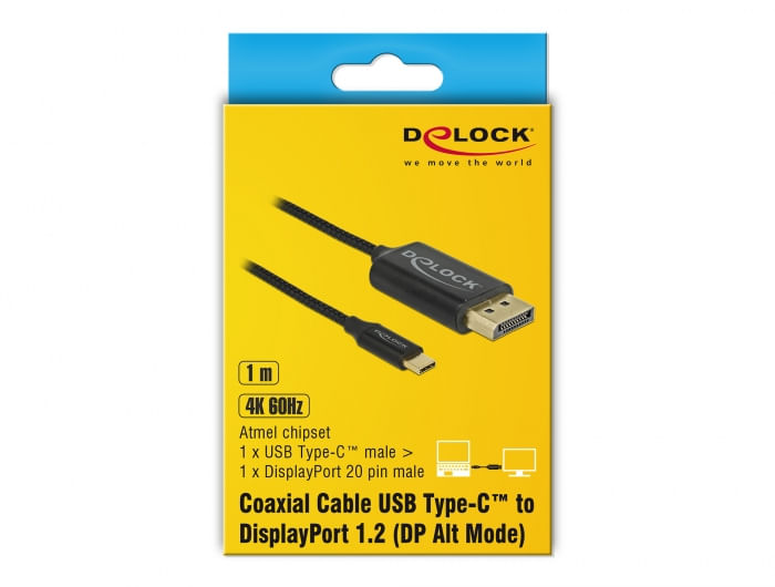 Delock-Cavo-USB-da-tipo-C-a-DisplayPort--DP-Alt-Mode--4K-60-Hz-1-m-coassiale