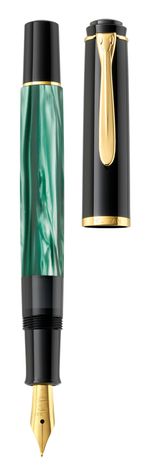 Pelikan-994103-penna-stilografica-Classic-200-verde-marmorizzata-pennino