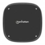 Manhattan-102346-Caricabatterie-per-dispositivi-mobili-Universale-Nero-AC-Carica-wireless-Ricarica-rapida-Interno