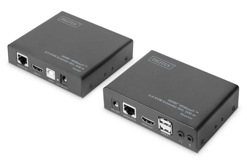 ESTENSORE-KVM-PER-MONITOR-HDMI--2.0-TASTIERA-MOUSE-USB-CON-CAVO-RETE-HDBaseT--DIGITUS