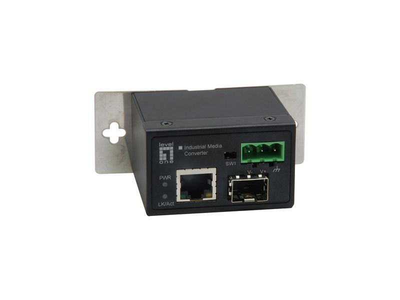 LevelOne-IEC-4000-convertitore-multimediale-di-rete-100-Mbit-s-Nero