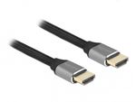 Delock-Cavo-HDMI-Ultra-High-Speed-48-Gbps-8K-60-Hz-grigio-3-m-certificato